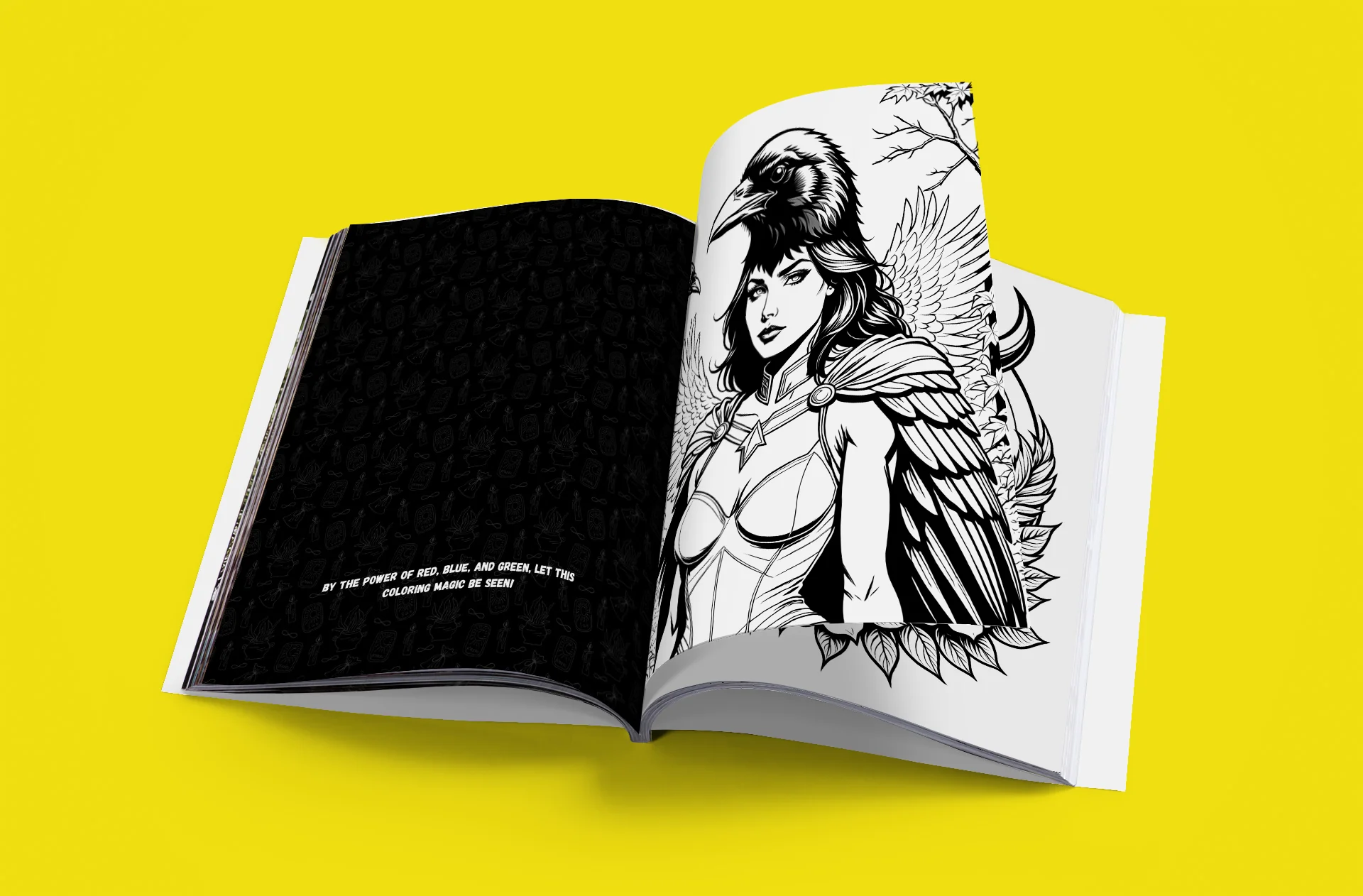 Bewitched by Color – A Coloring Spell Book (Volume I) detail image